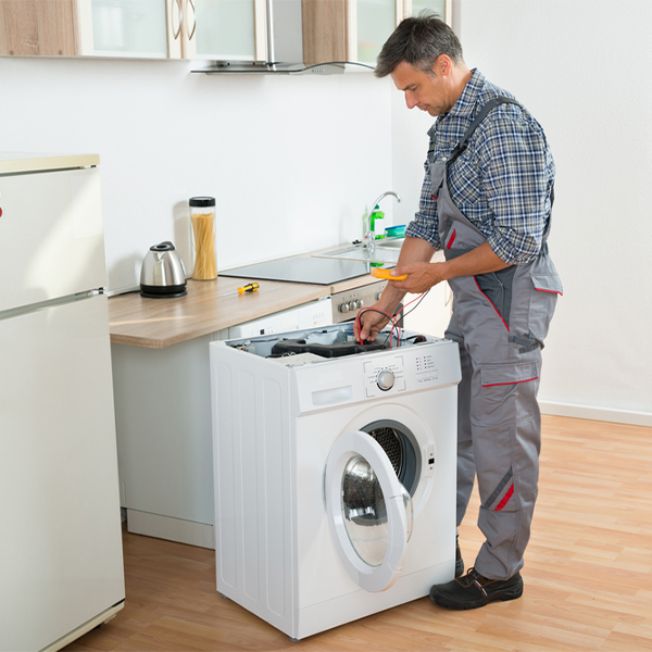 can you walk me through the steps of troubleshooting my washer issue in Keyesport Illinois